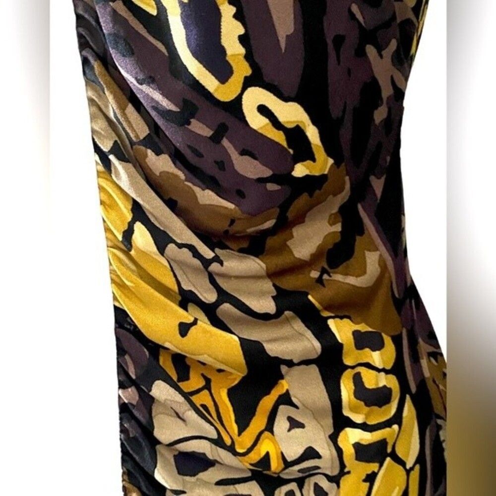 Hale Bob | Hale Bob Silk V-Neck Cocktail Dress Designer Dress retail $298 NWOT S - Picture 9 of 14